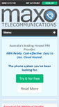 Mobile Screenshot of maxo.com.au
